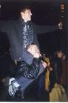 Victor and Kevin celebrating the first minutes of the millenium.